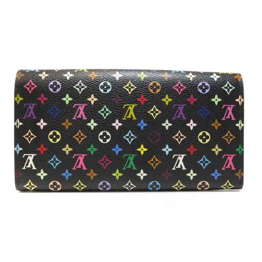 Louis Vuitton Multicolor Monogram Canvas Sarah Wallet Portefeuille Long Brown